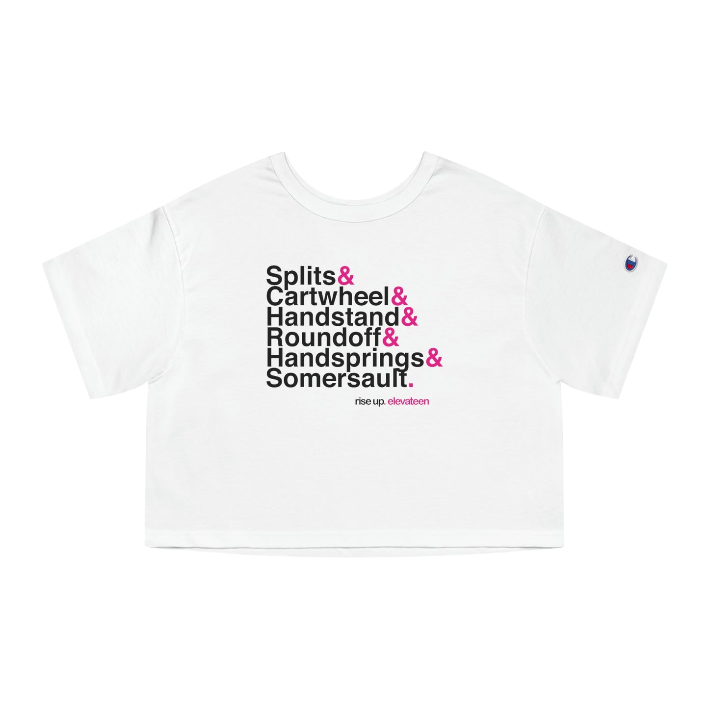 Teens & Adults | Champion Women's Heritage Cropped T-Shirt | *RISE UP* Collection | 004