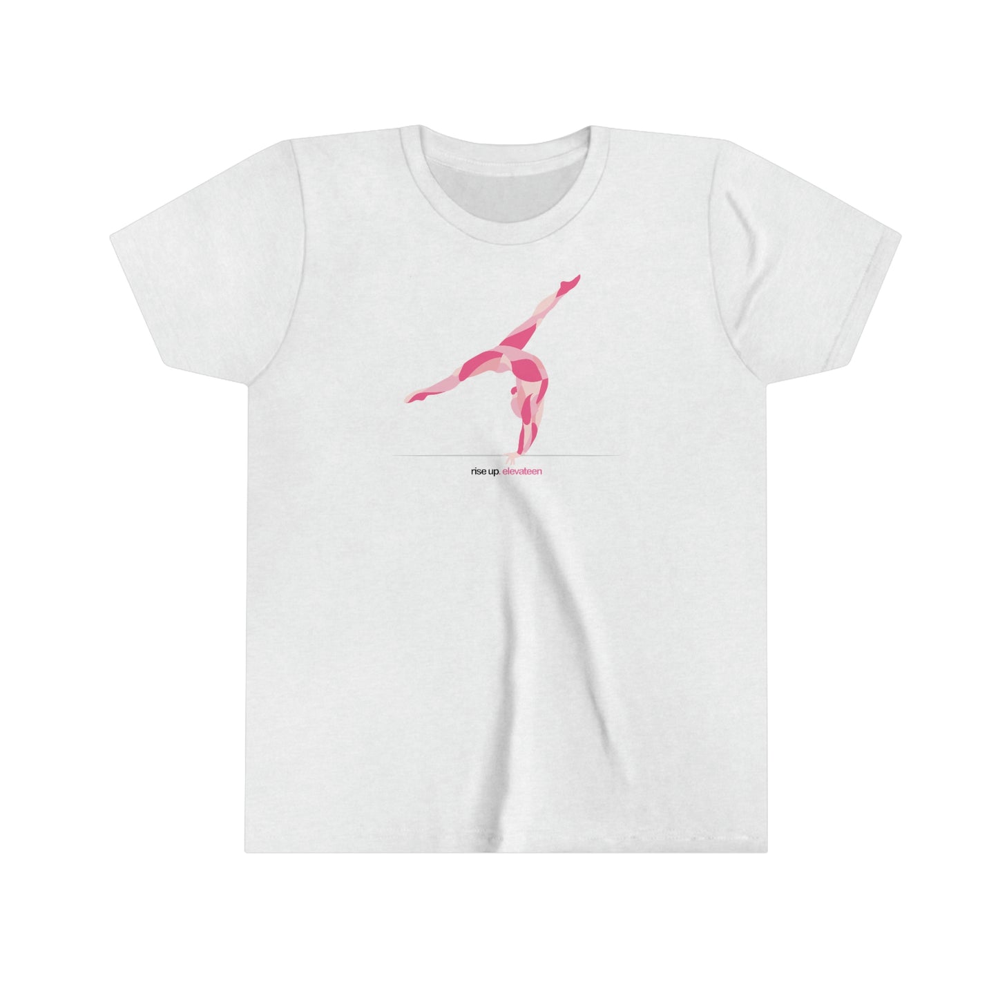 Kids | Gymnastics Girls / Youth tee / t-shirt | *RISE UP* Collection | 001p