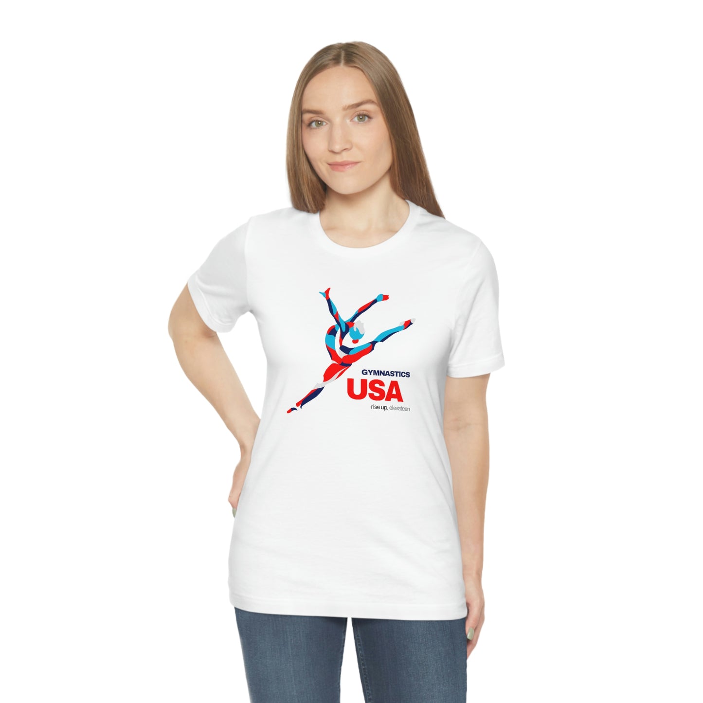 Teens & Adults | Gymnastics Girls | Youth tee / t-shirt | *RISE UP* Collection | 007