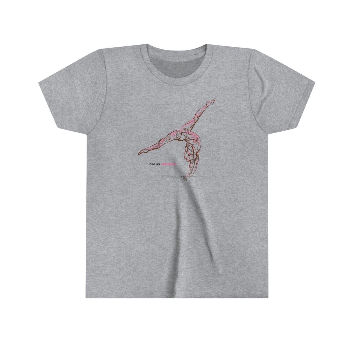 Kids | Gymnastics Girls / Youth tee / t-shirt | *RISE UP* Collection | 008