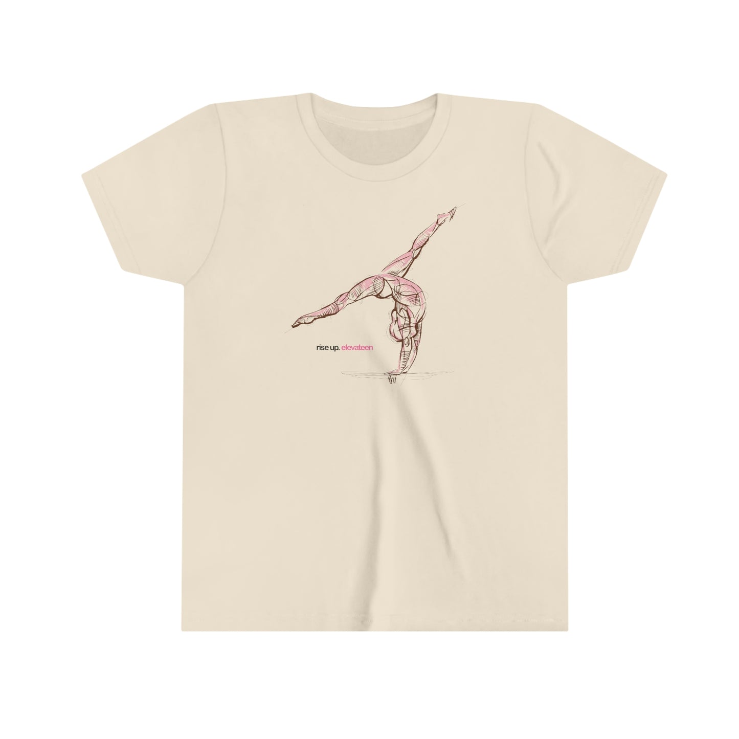 Kids | Gymnastics Girls / Youth tee / t-shirt | *RISE UP* Collection | 008