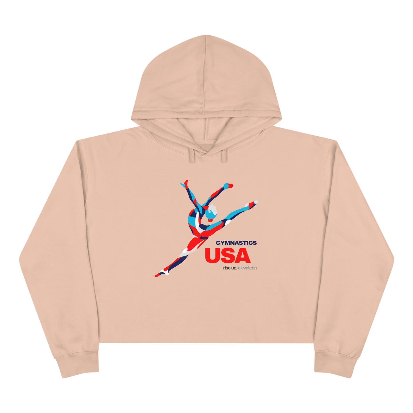 Teens & Adults | Gymnastics Crop Hoodie | *RISE UP* Collection | 007