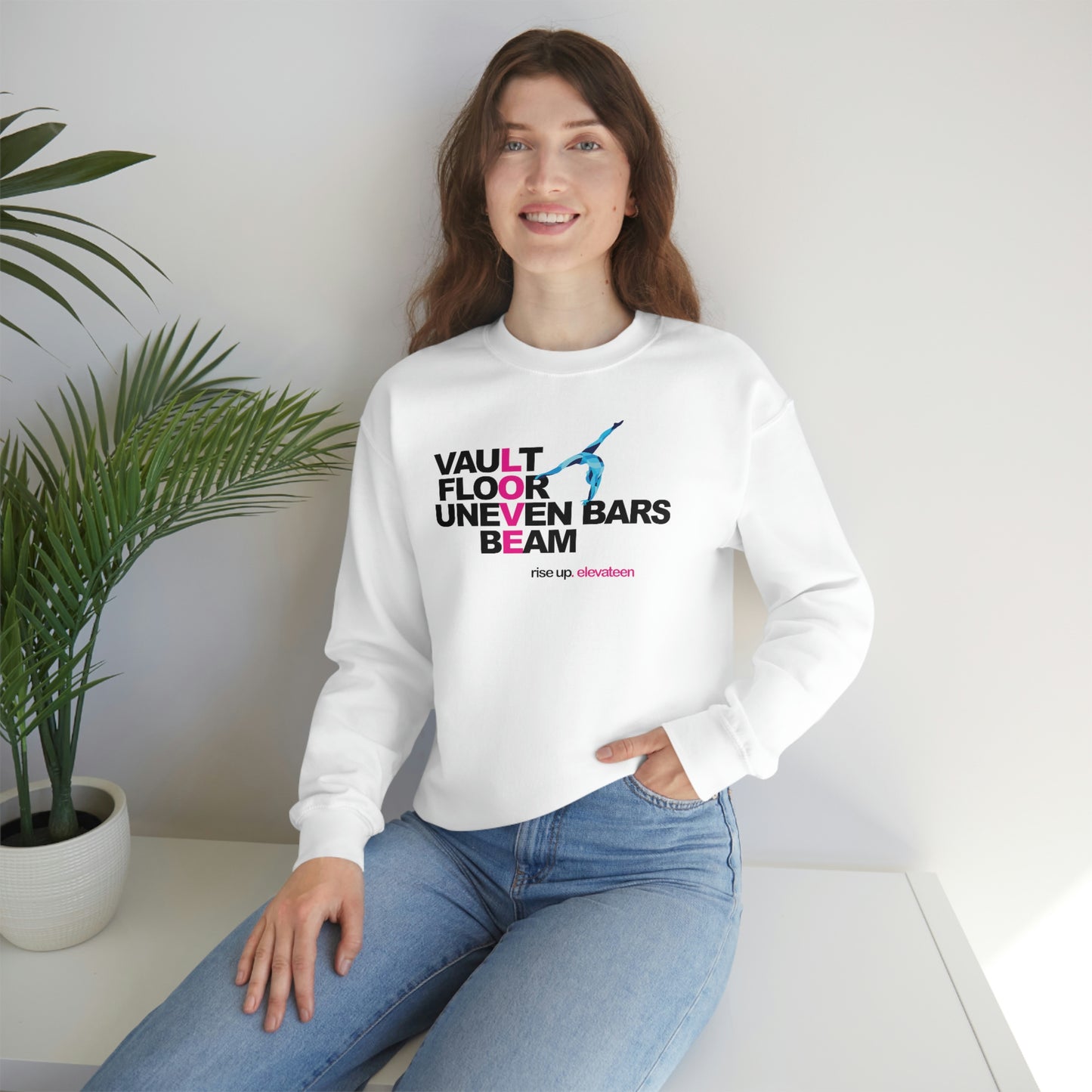 Teens & Adults | Gymnastics Sweatshirts | *RISE UP* Collection | 000