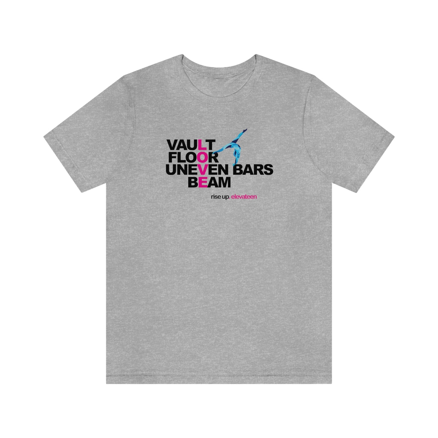 Teens & Adults | Gymnastics Girls | Youth tee / t-shirt | *RISE UP* Collection | 000