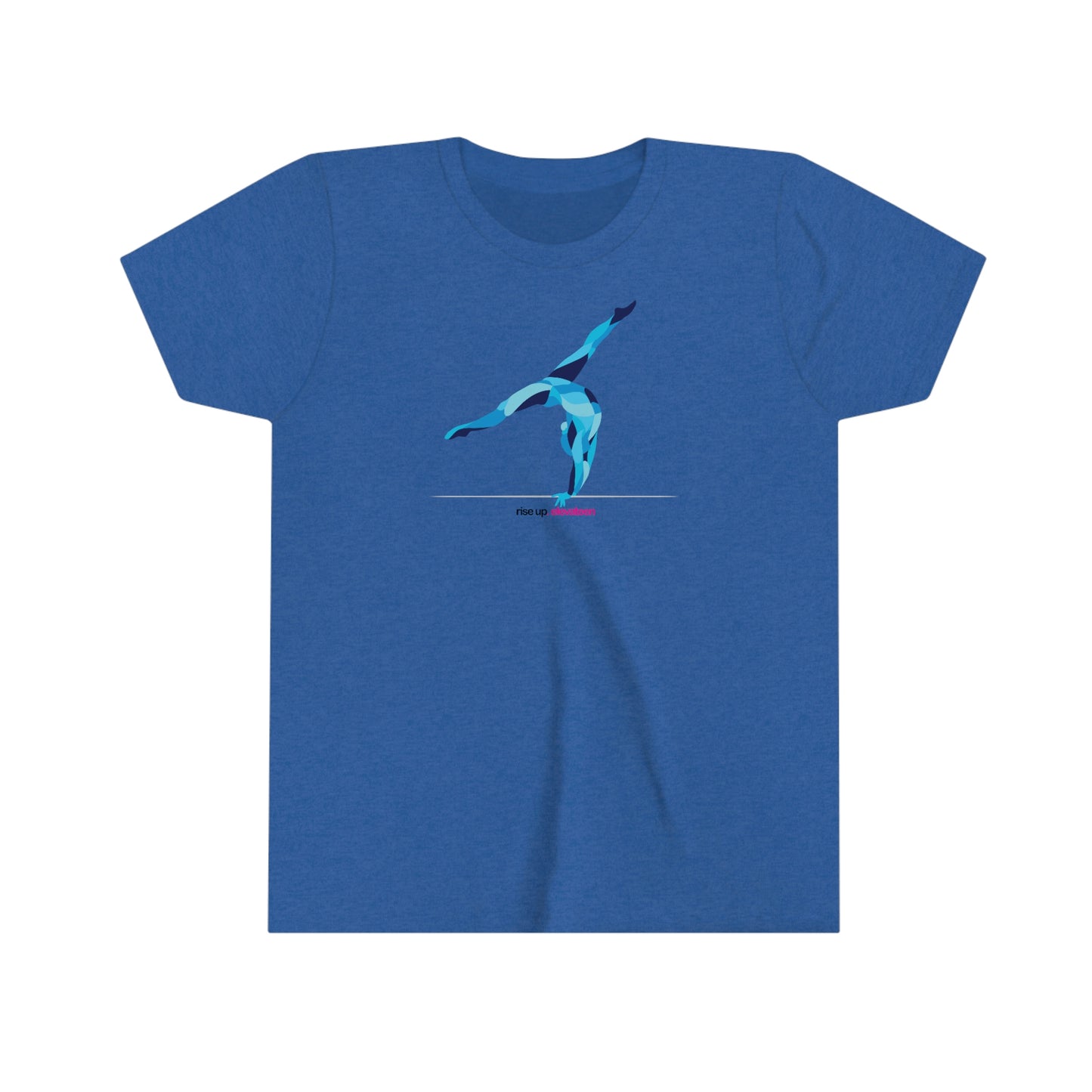 Kids | Gymnastics Girls / Youth tee / t-shirt | *RISE UP* Collection | 001