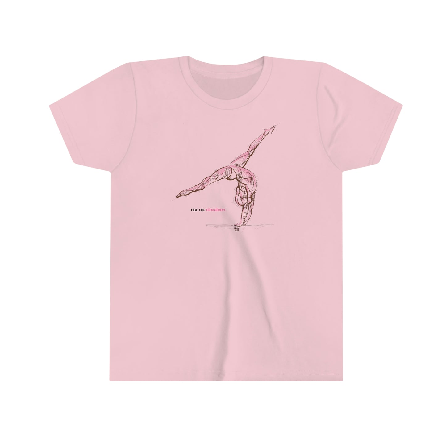 Kids | Gymnastics Girls / Youth tee / t-shirt | *RISE UP* Collection | 008