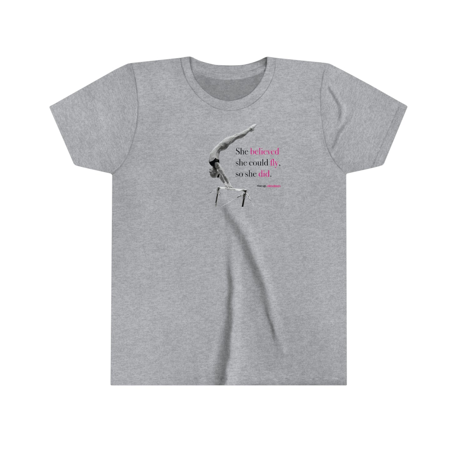 Kids | Gymnastics Girls / Youth tee / t-shirt | *RISE UP* Collection | 005