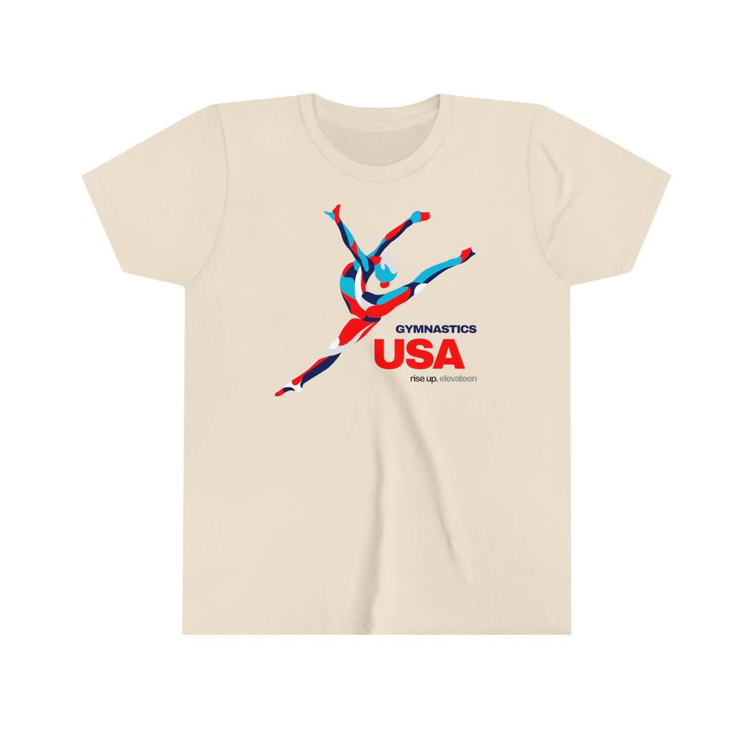 Kids | Gymnastics Girls / Youth tee / t-shirt | *RISE UP* Collection | 007