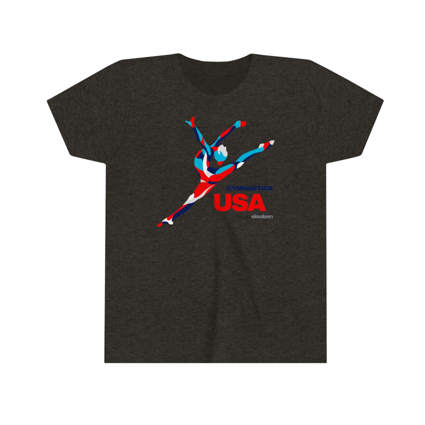 Kids | Gymnastics Girls / Youth tee / t-shirt | *RISE UP* Collection | 007