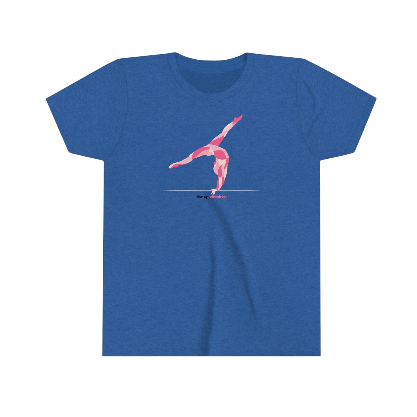 Kids | Gymnastics Girls / Youth tee / t-shirt | *RISE UP* Collection | 001p