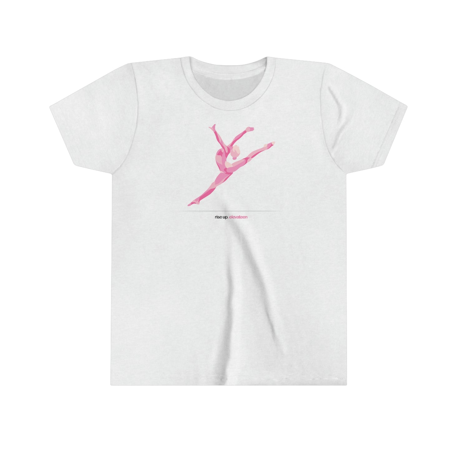 Kids | Gymnastics Girls / Youth tee / t-shirt | *RISE UP* Collection | 002p