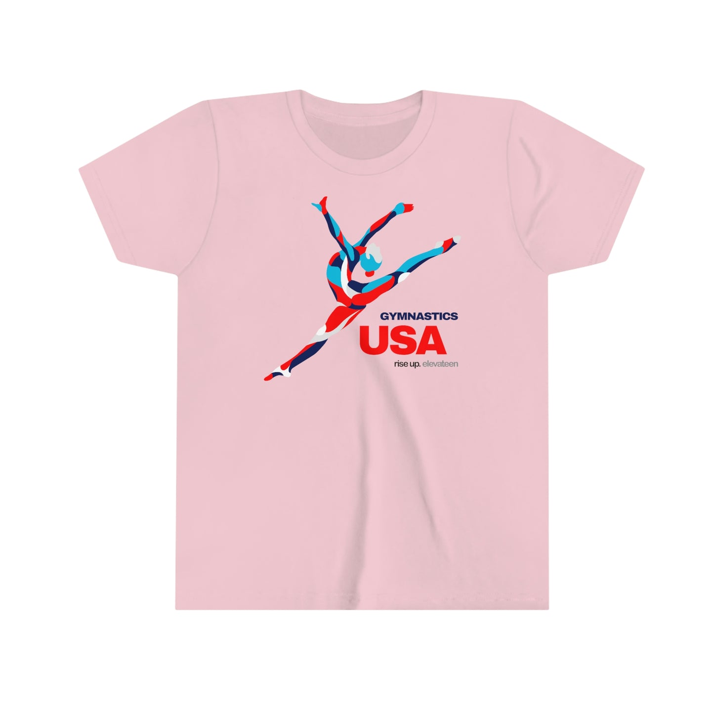 Kids | Gymnastics Girls / Youth tee / t-shirt | *RISE UP* Collection | 007