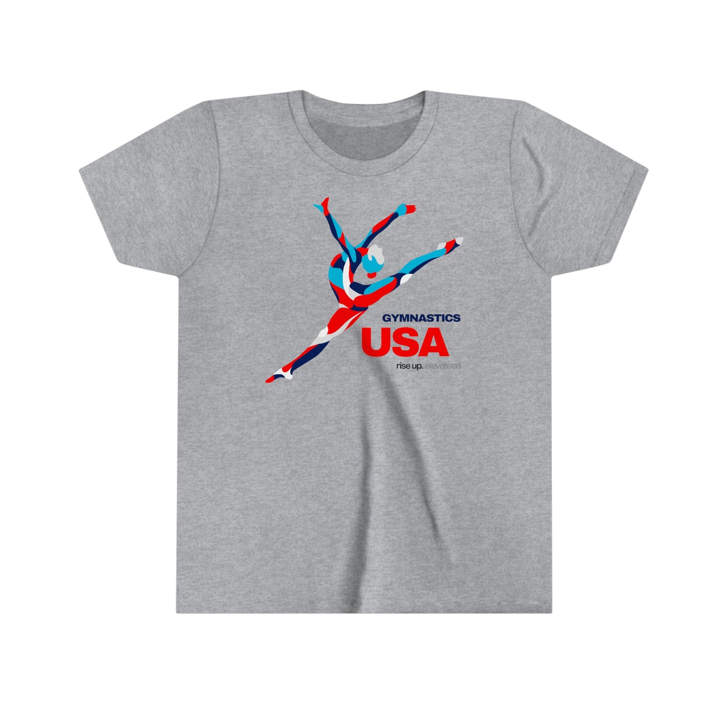 Kids | Gymnastics Girls / Youth tee / t-shirt | *RISE UP* Collection | 007