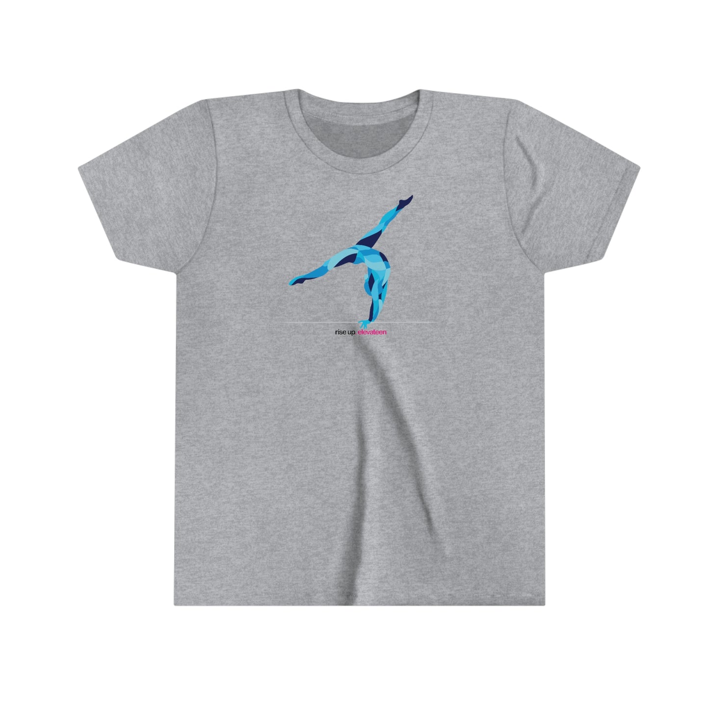 Kids | Gymnastics Girls / Youth tee / t-shirt | *RISE UP* Collection | 001