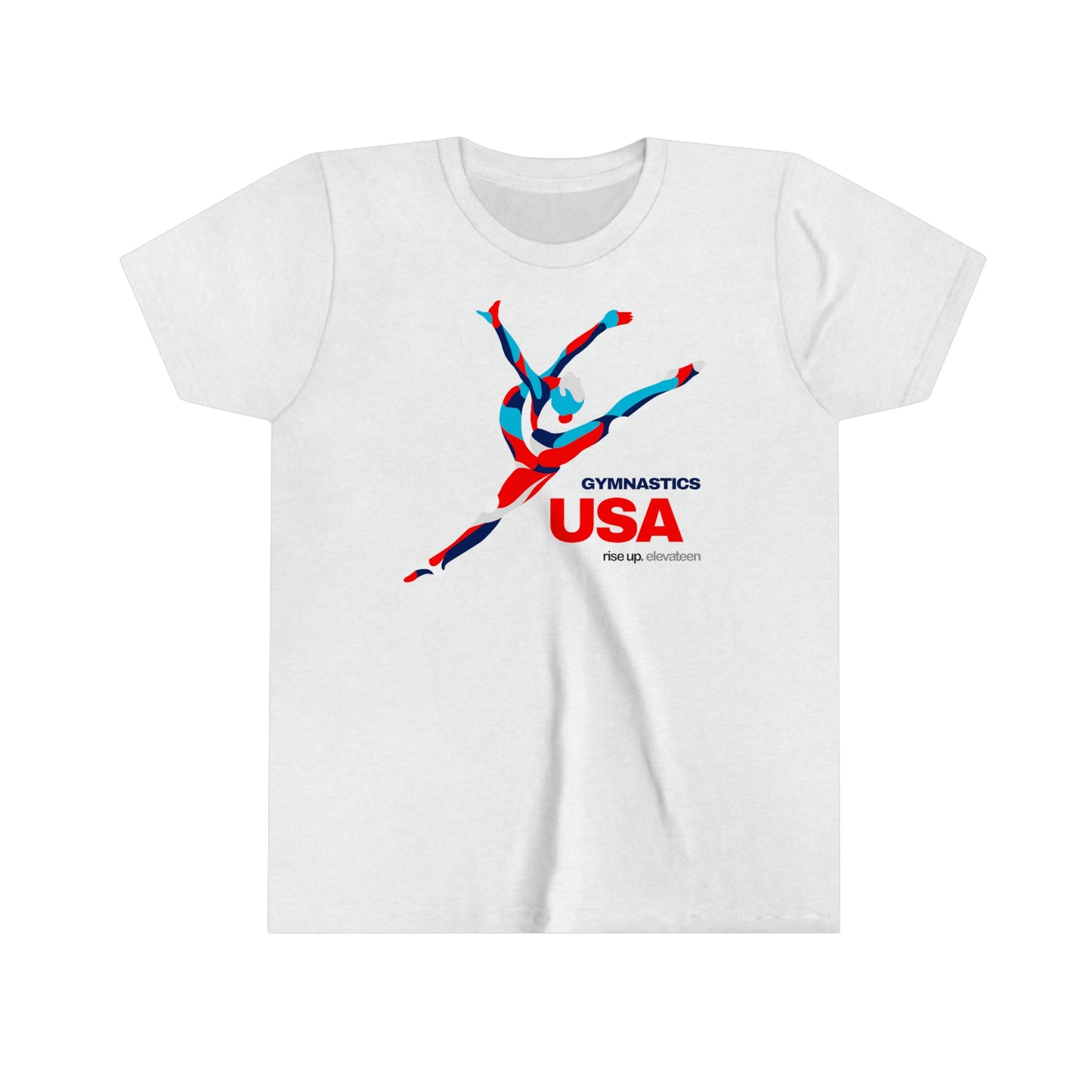 Kids | Gymnastics Girls / Youth tee / t-shirt | *RISE UP* Collection | 007