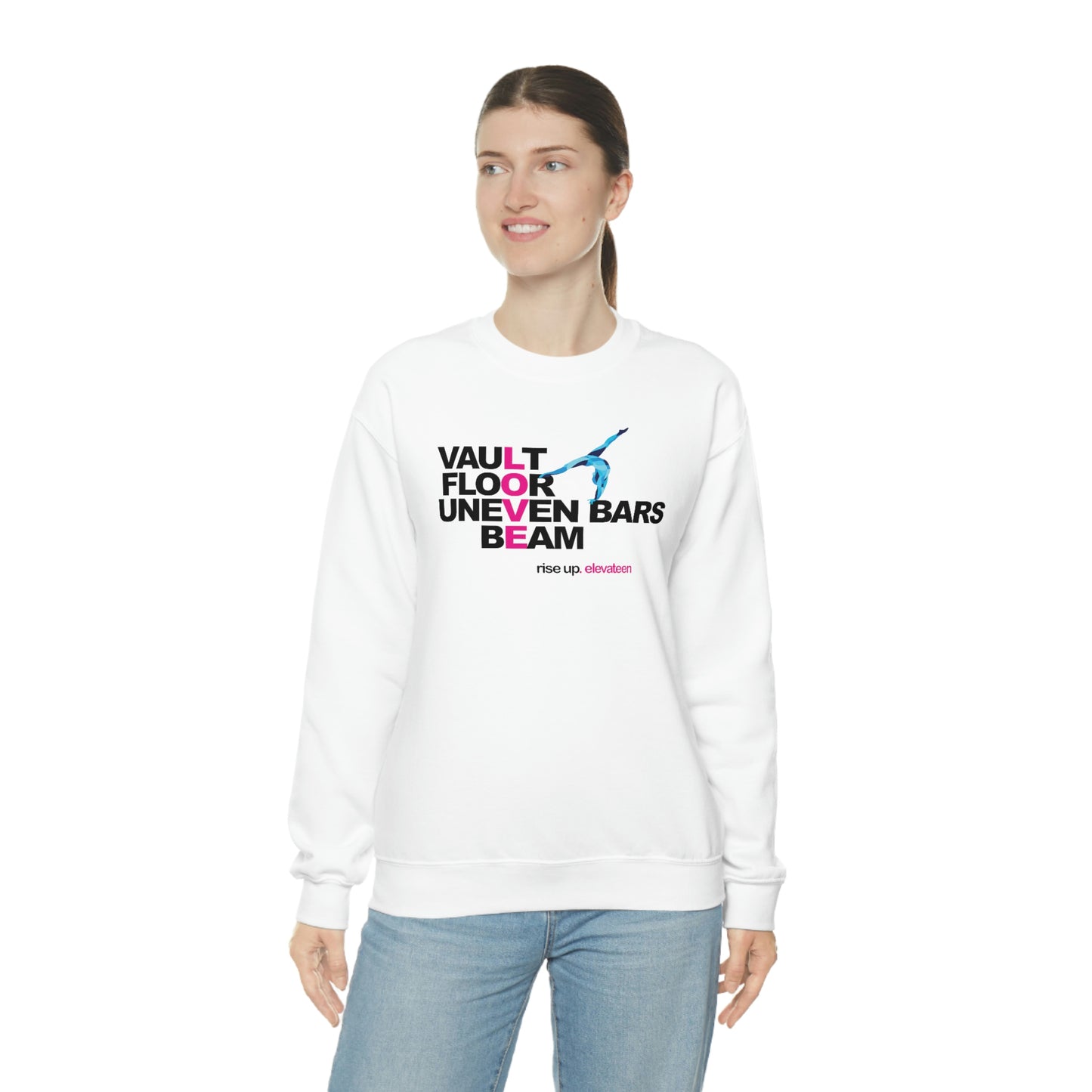 Teens & Adults | Gymnastics Sweatshirts | *RISE UP* Collection | 000