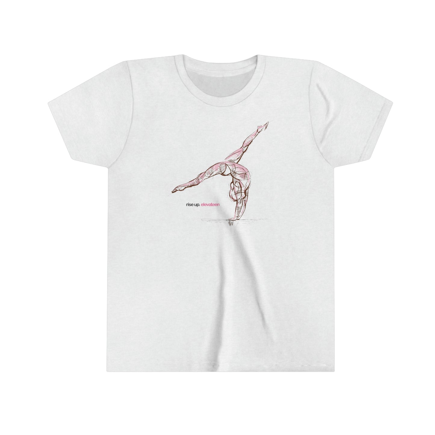 Kids | Gymnastics Girls / Youth tee / t-shirt | *RISE UP* Collection | 008