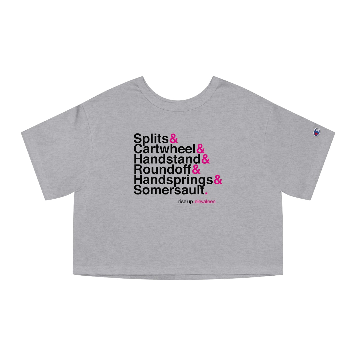 Teens & Adults | Champion Women's Heritage Cropped T-Shirt | *RISE UP* Collection | 004