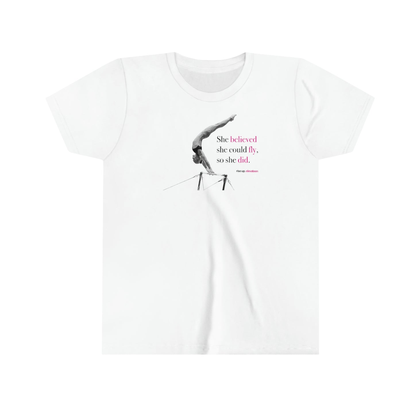 Kids | Gymnastics Girls / Youth tee / t-shirt | *RISE UP* Collection | 005