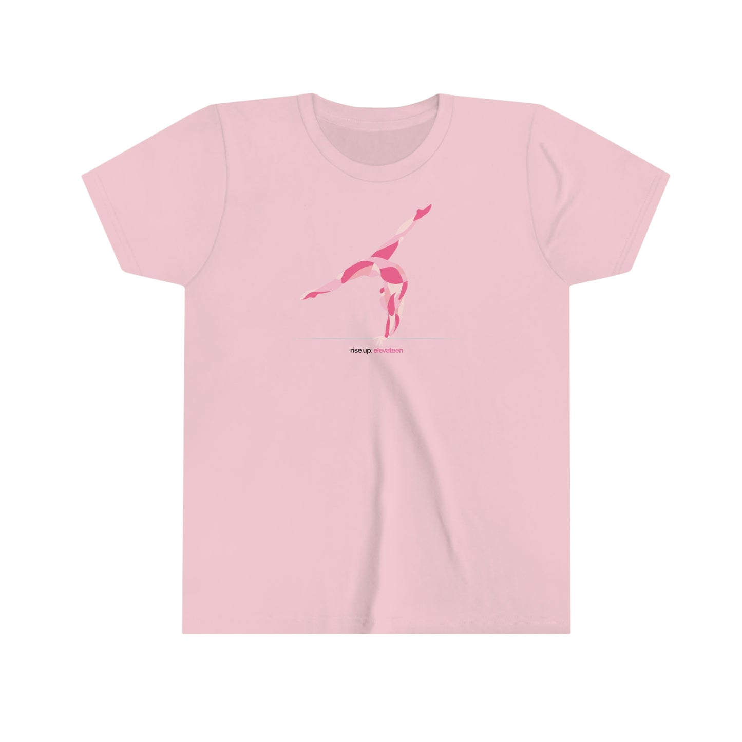 Kids | Gymnastics Girls / Youth tee / t-shirt | *RISE UP* Collection | 001p