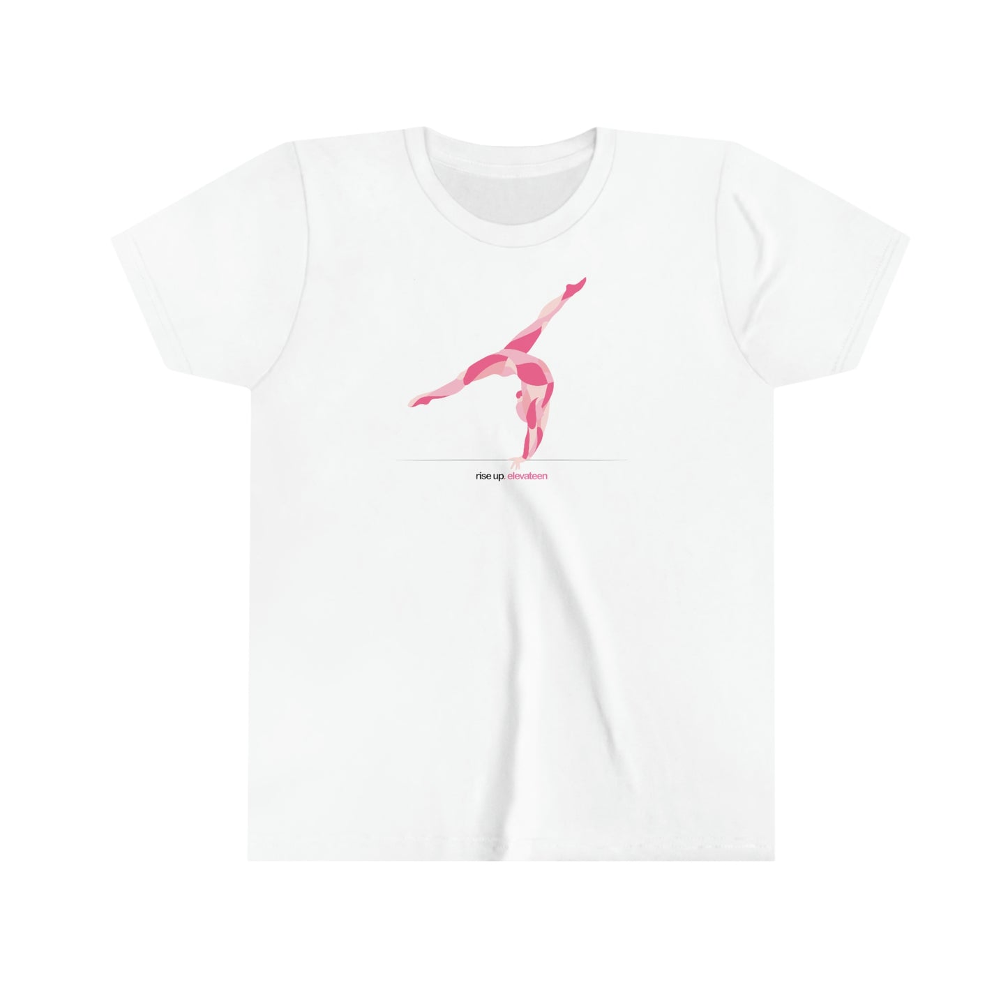 Kids | Gymnastics Girls / Youth tee / t-shirt | *RISE UP* Collection | 001p