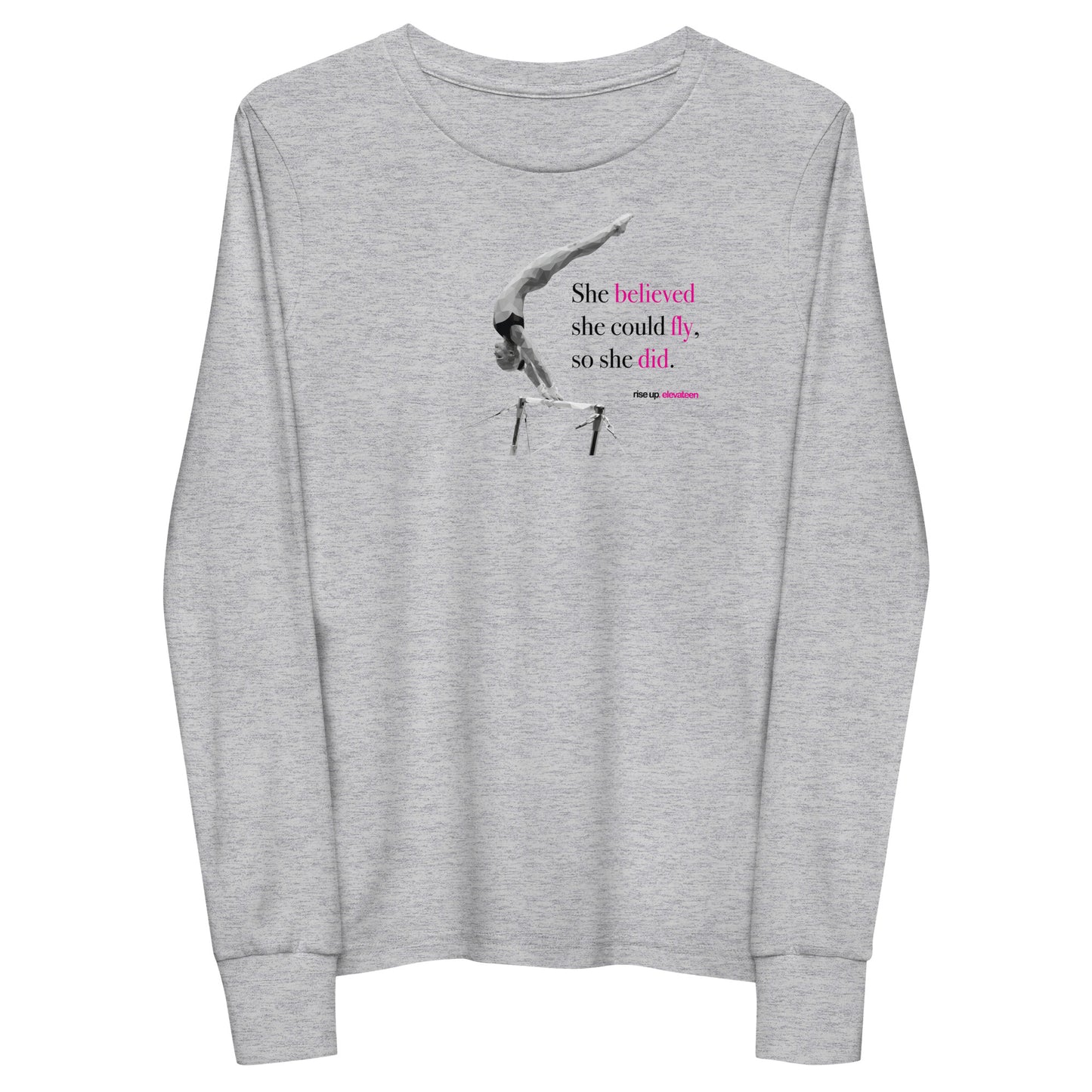 Kids | Gymnastics Long Sleeve Shirts | *RISE UP* Collection | 005