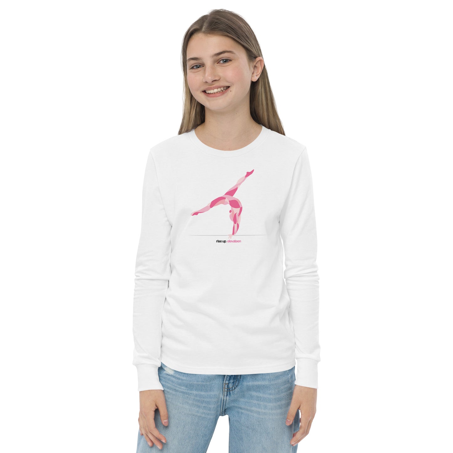 Kids | Gymnastics Long Sleeve T-Shirts | *RISE UP* Collection | 001p