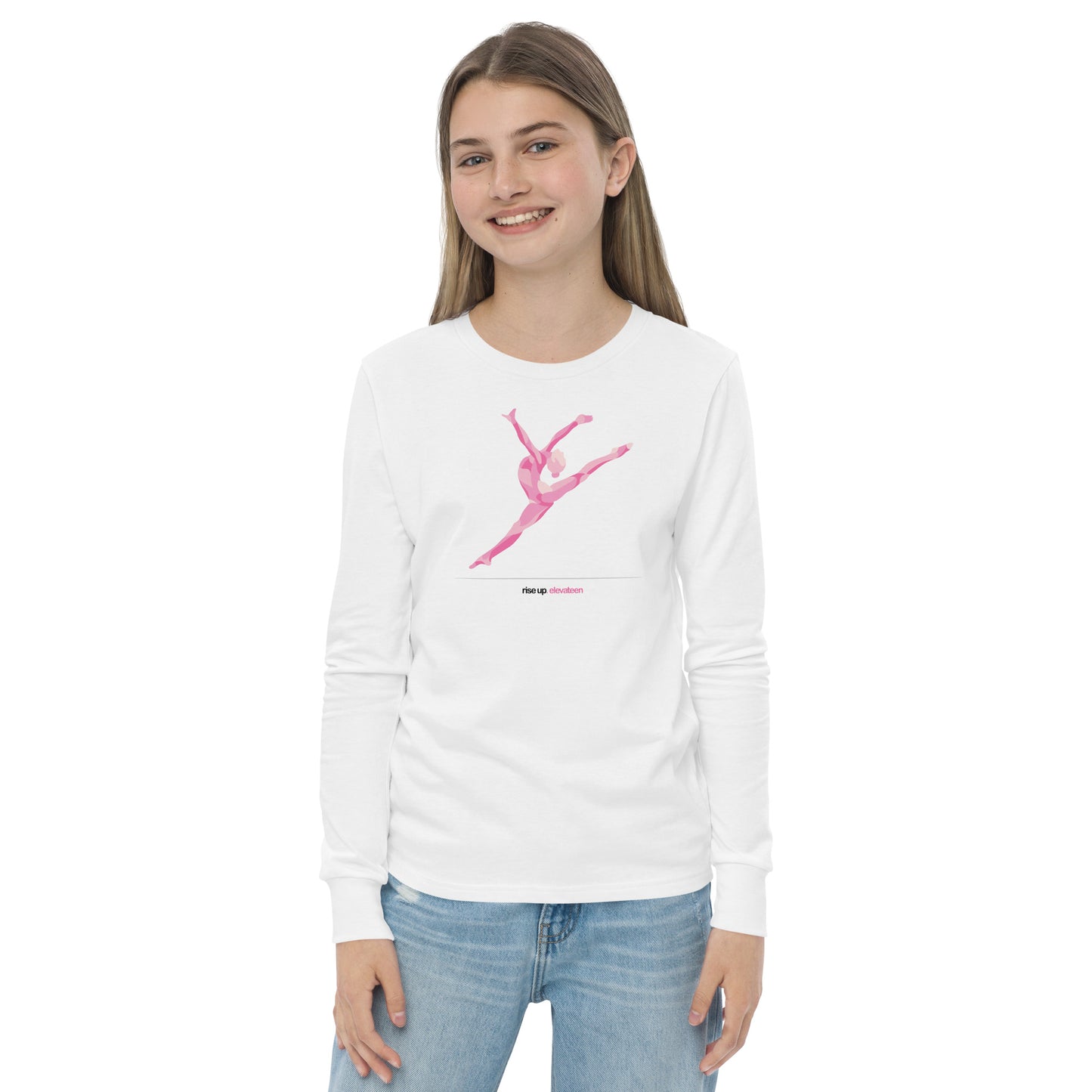 Kids | Gymnastics Long Sleeve T-Shirts | *RISE UP* Collection | 002p