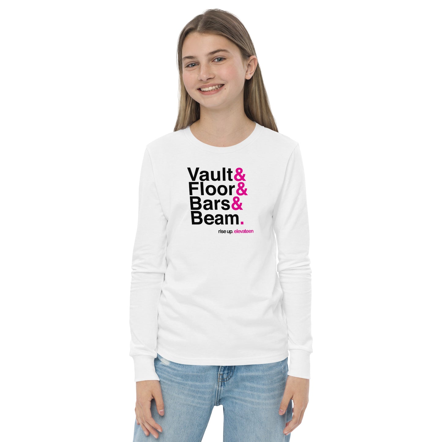 Kids | Gymnastics Long Sleeve Shirts | *RISE UP* Collection | 003