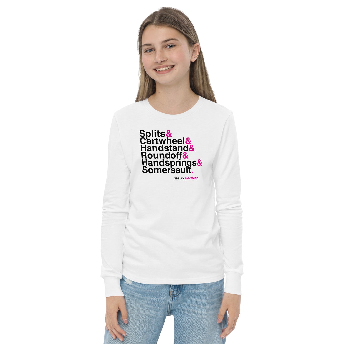 Kids | Gymnastics Long Sleeve Shirts | *RISE UP* Collection | 004