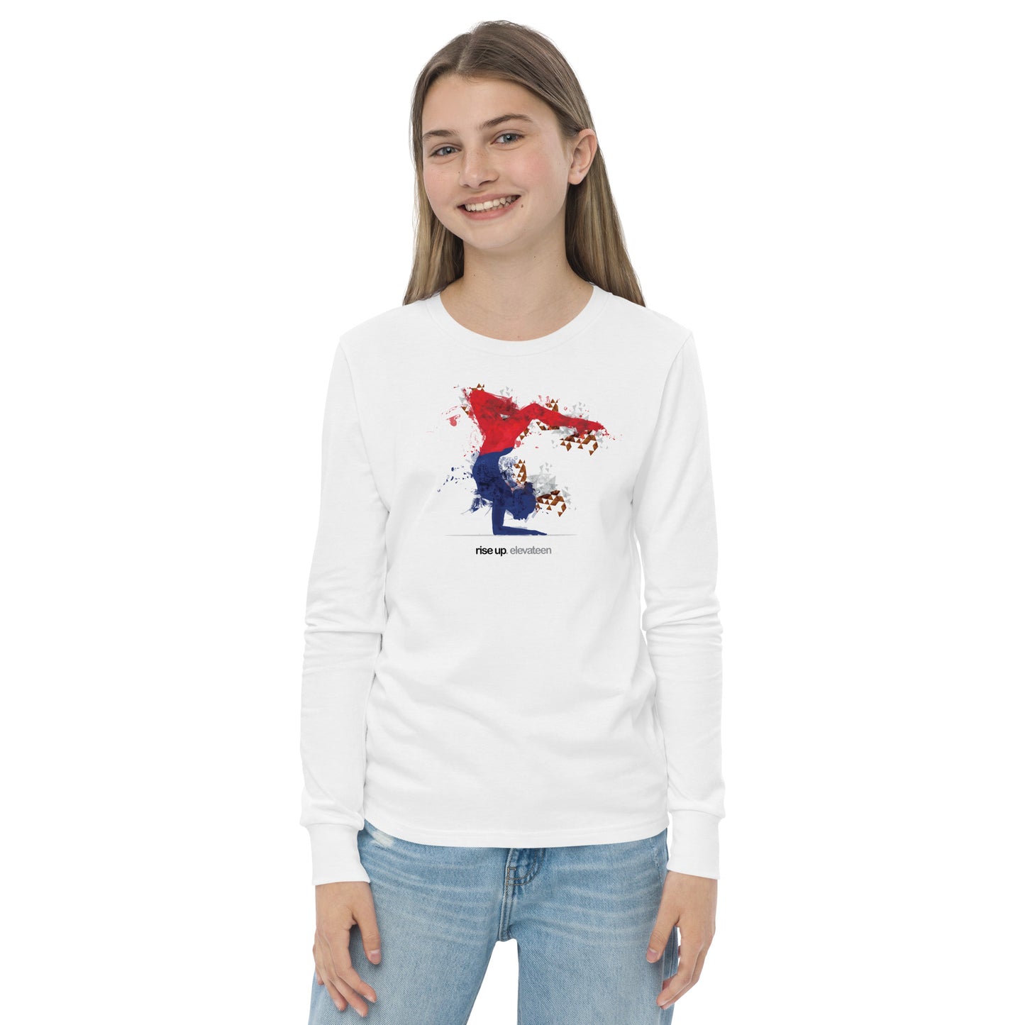 Kids | Gymnastics Long Sleeve Shirts | *RISE UP* Collection | 006