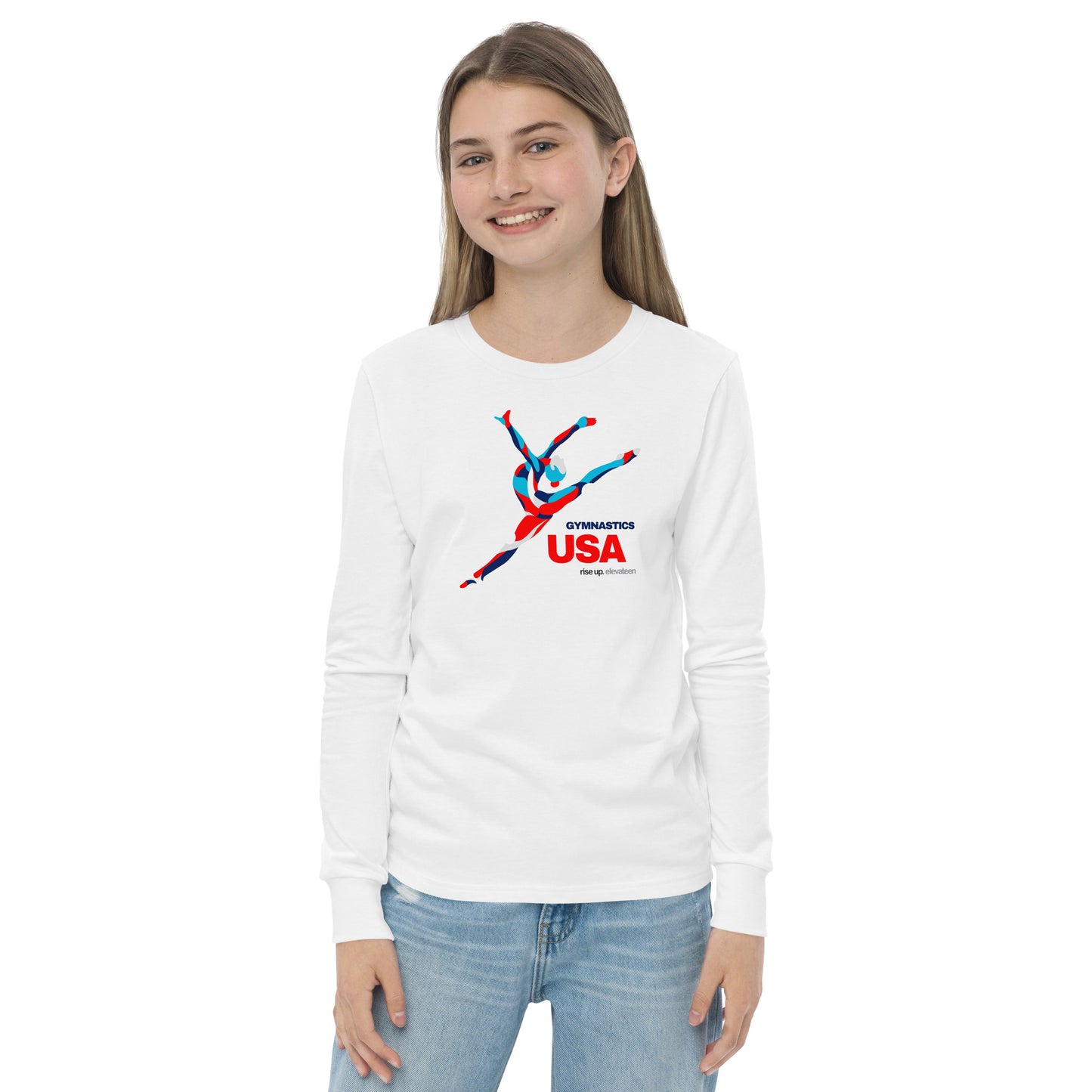 Kids | Gymnastics Long Sleeve Shirts | *RISE UP* Collection | 009