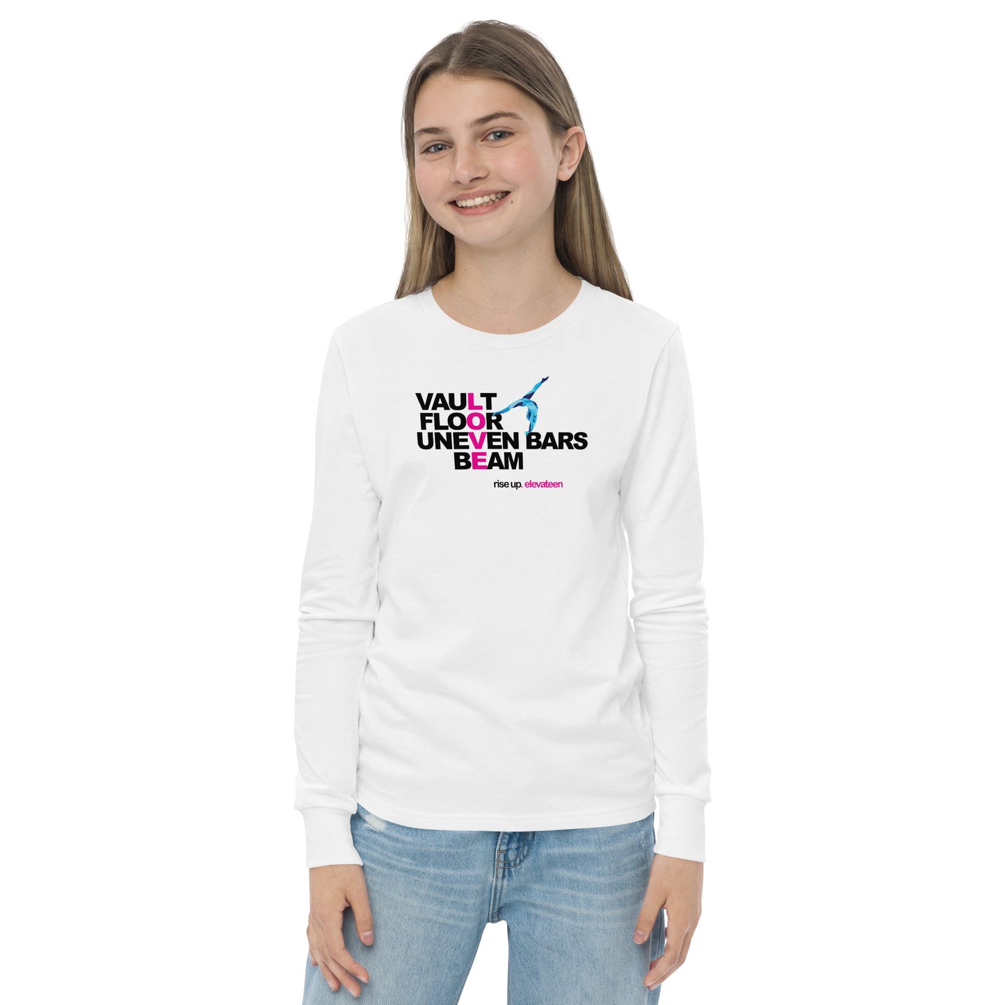 Kids | Gymnastics Long Sleeve Shirts | *RISE UP* Collection | 000