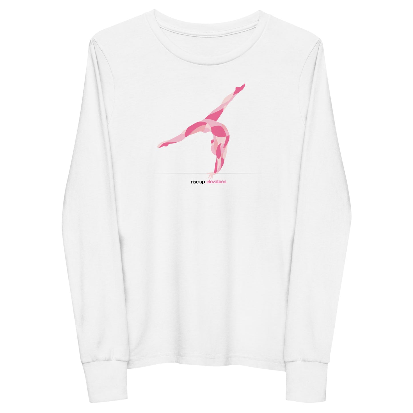 Kids | Gymnastics Long Sleeve T-Shirts | *RISE UP* Collection | 001p